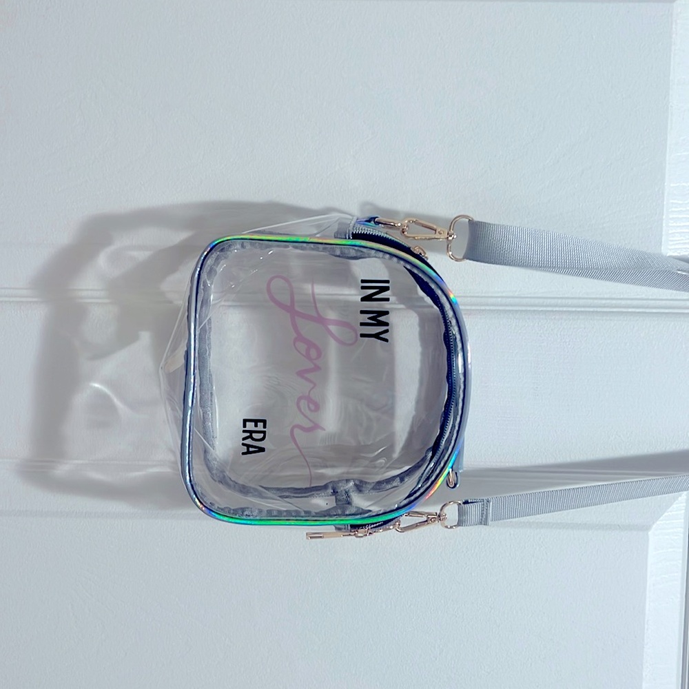 Taylor Swift Lover clear holographic stadium approved bag